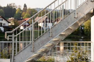 Stahltreppen in Erlabrunn – Treppenbau