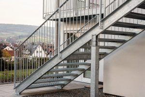 Stahltreppen in Löwenstein – Treppenbau
