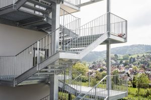 Stahltreppen in Löwenstein – Treppenbau