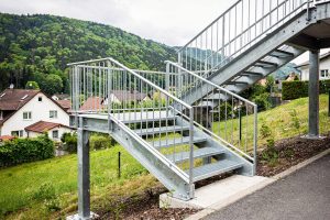 Stahltreppen in Wilhelmsfeld – Treppenbau