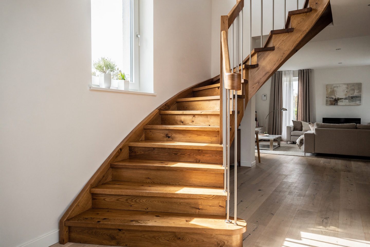 Holztreppen in Egelsbach – Treppenbau