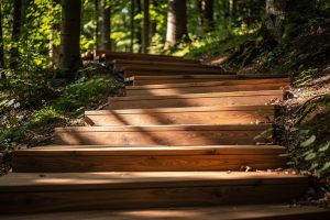Holztreppen in Waldbrunn – Treppenbau