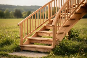 Holztreppen in Wiesen – Treppenbau