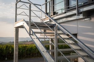Stahltreppe in Pfalz – Treppenbau