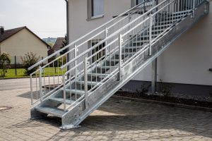 Stahltreppen in Assamstadt – Treppenbau