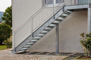 Stahltreppen in Aub – Treppenbau