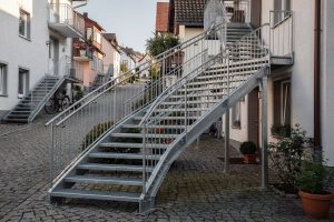 Stahltreppen in Bergstraße – Treppenbau
