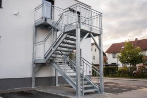 Stahltreppen in Bickenbach – Treppenbau