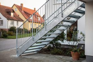Stahltreppen in Dorfprozelten – Treppenbau