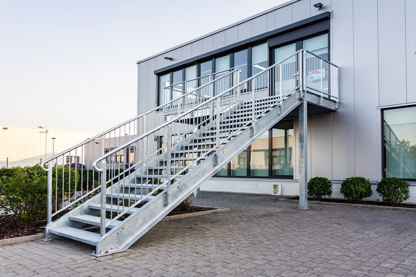 Stahltreppen in Egelsbach – Treppenbau