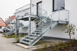 Stahltreppen in Estenfeld – Treppenbau