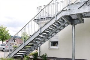 Stahltreppen in Frammersbach – Treppenbau