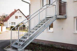 Stahltreppen in Gaukönigshofen – Treppenbau
