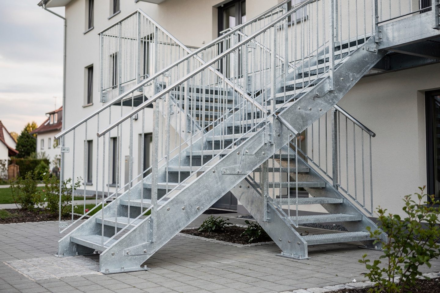 Stahltreppen in Gondelsheim – Treppenbau