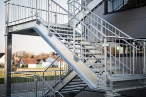 Stahltreppen in Graben-Neudorf – Treppenbau
