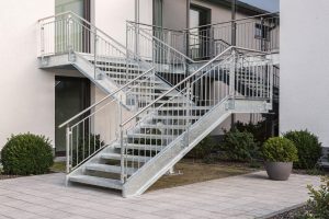Stahltreppen in Großheubach – Treppenbau