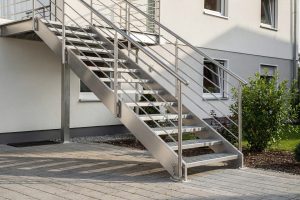 Stahltreppen in Großrinderfeld – Treppenbau