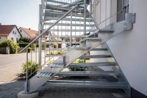 Stahltreppen in Großrinderfeld – Treppenbau