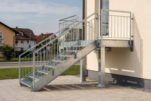 Stahltreppen in Grünsfeld – Treppenbau
