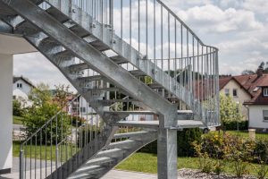 Stahltreppen in Hasloch – Treppenbau