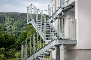 Stahltreppen in Heigenbrücken – Treppenbau