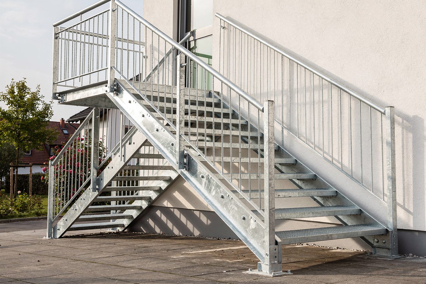 Stahltreppen in Helmstadt – Treppenbau