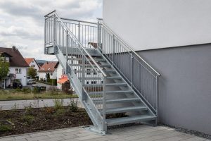 Stahltreppen in Helmstadt-Bargen – Treppenbau