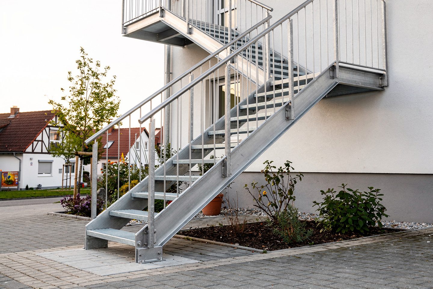 Stahltreppen in Heusenstamm – Treppenbau