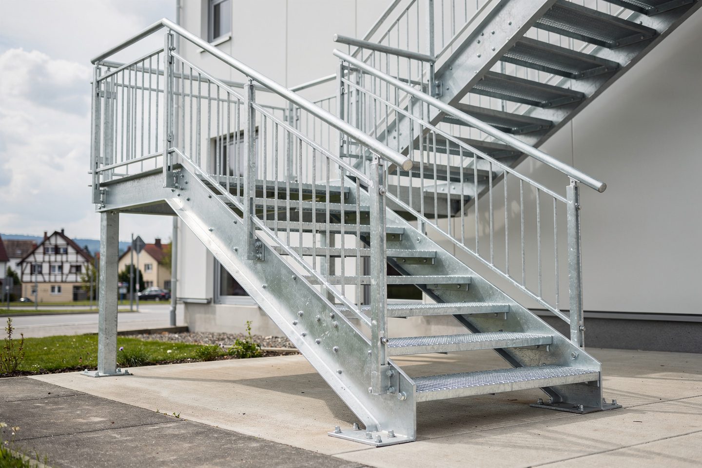 Stahltreppen in Himmelstadt – Treppenbau