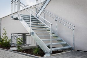 Stahltreppen in Karlsdorf-Neuthard – Treppenbau