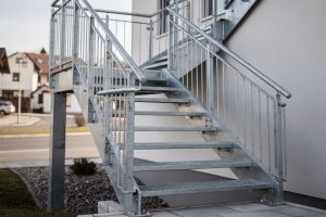 Stahltreppen in Laudenbach – Treppenbau