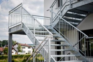 Stahltreppen in Leidersbach – Treppenbau