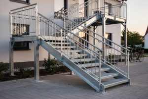 Stahltreppen in Limburgerhof – Treppenbau