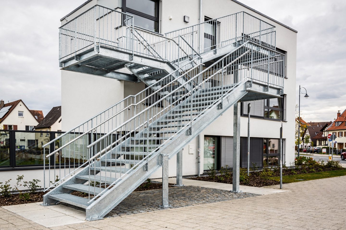 Stahltreppen in Mergentheim – Treppenbau