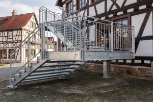 Stahltreppen in Michelstadt – Treppenbau