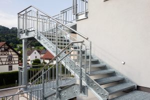 Stahltreppen in Neckargerach – Treppenbau