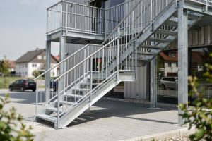 Stahltreppen in Neubrunn – Treppenbau