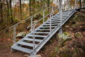 Stahltreppen in Odenwald – Treppenbau