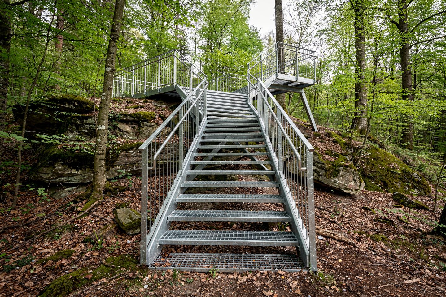 Stahltreppen in Odenwald – Treppenbau
