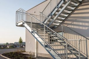 Stahltreppen in Osterburken – Treppenbau