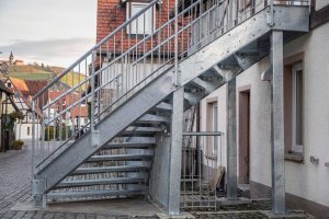 Stahltreppen in Randersacker – Treppenbau