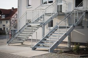 Stahltreppen in Schifferstadt – Treppenbau