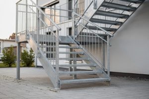 Stahltreppen in Schönborn – Treppenbau
