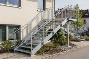 Stahltreppen in Seeheim-Jugenheim – Treppenbau