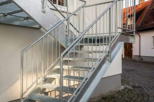 Stahltreppen in Sommerhausen – Treppenbau