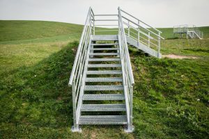 Stahltreppen in Wiesen – Treppenbau