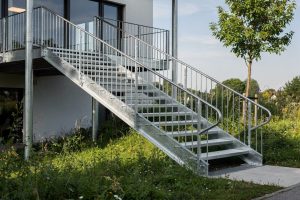 Stahltreppen in Wiesenbach – Treppenbau