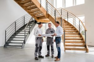 Treppenbau in Biebelried