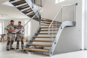 Treppenbau in Widdern