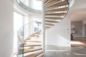 Spindeltreppe mit Designgewinn in Widdern – Treppenbau
